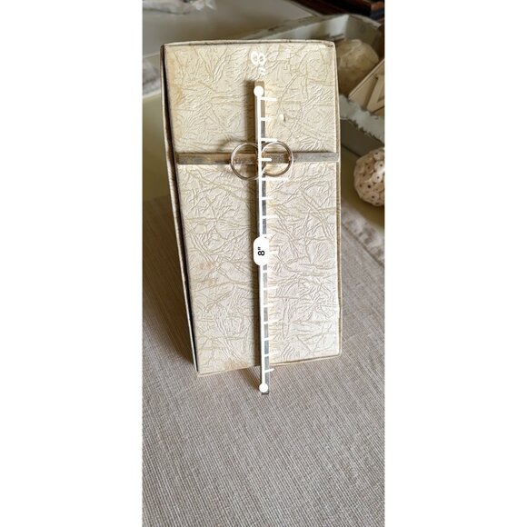 Vintage Wedding Cross With Interlocking Rings Union Marriage Keepsake - Picture 13 of 13